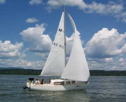 Grampian 26 "Gromit" under sail