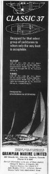 Grampian Classic 37 advertisement, Yachting, September 1965